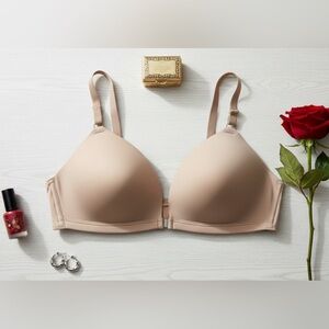 🆕 Pink Victoria Secret - Nude Front Closure Bra